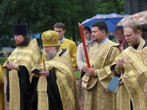 Панихида по погибшим во время войны