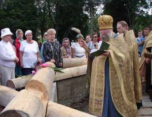 В Клинском районе строится новый храм