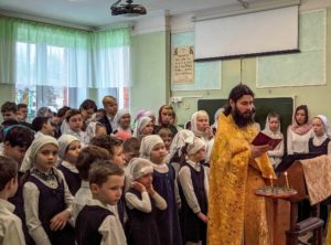 Престольный праздник в домовом храме Православной гимназии «София» г. Клина