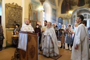 Сретение Господне в Скорбященском храме г. Клина
