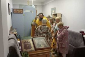 Литургия в больничном храме г.Высоковска
