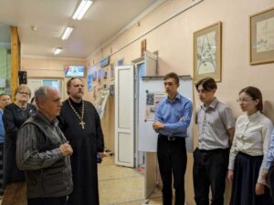 Выставка работ художника Александра Шеко в гимназии «София» г.Клина