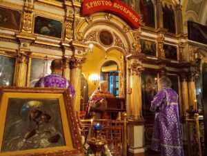 Скорбященский храм. Воздвижение