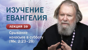 Срывание колосьев в субботу. Изучение Священного Писания. Занятие №39