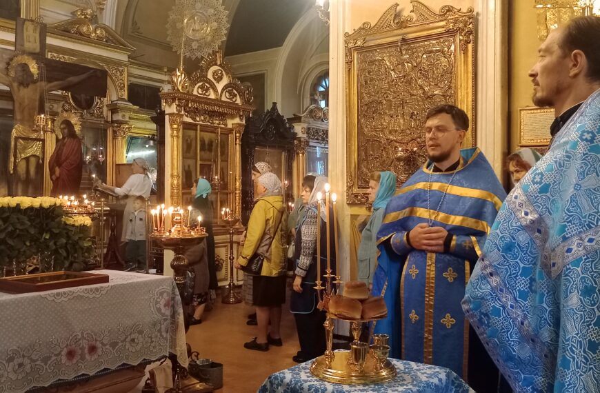 Скорбященский храм. Празднование Успения Пресвятой Богородицы